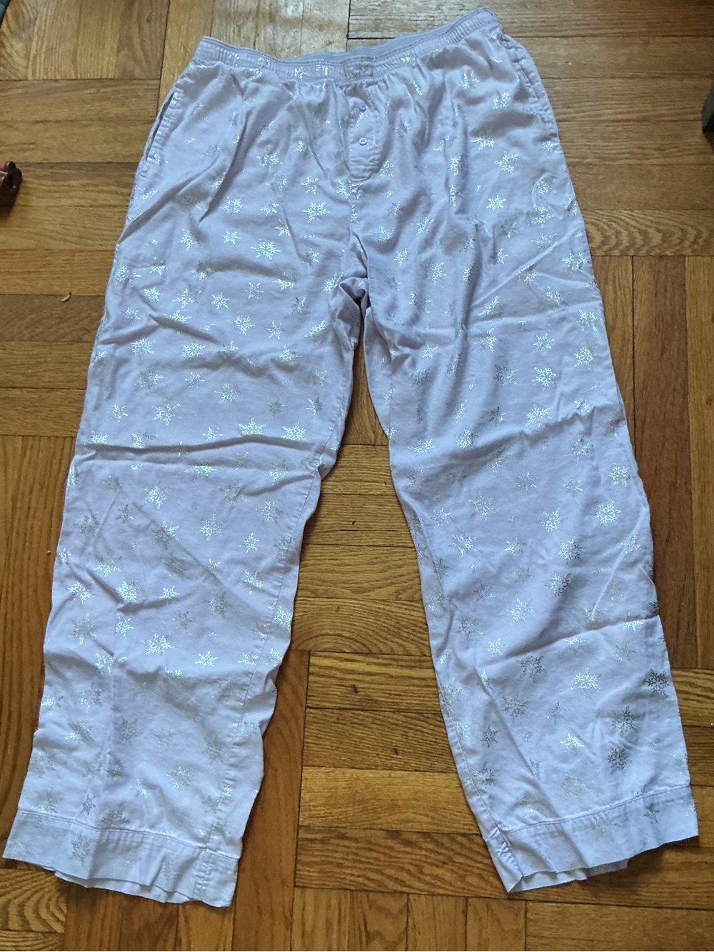 PINK Victoria's Secret Lavender Star-Print Pajama Pants